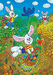 Иллюстрация для книжки "The Flying Easter Bunny"